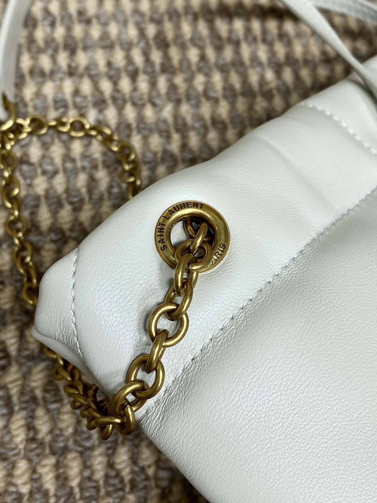 Saint Laurent YSL JAMIE POCHON sheepskin chain bag