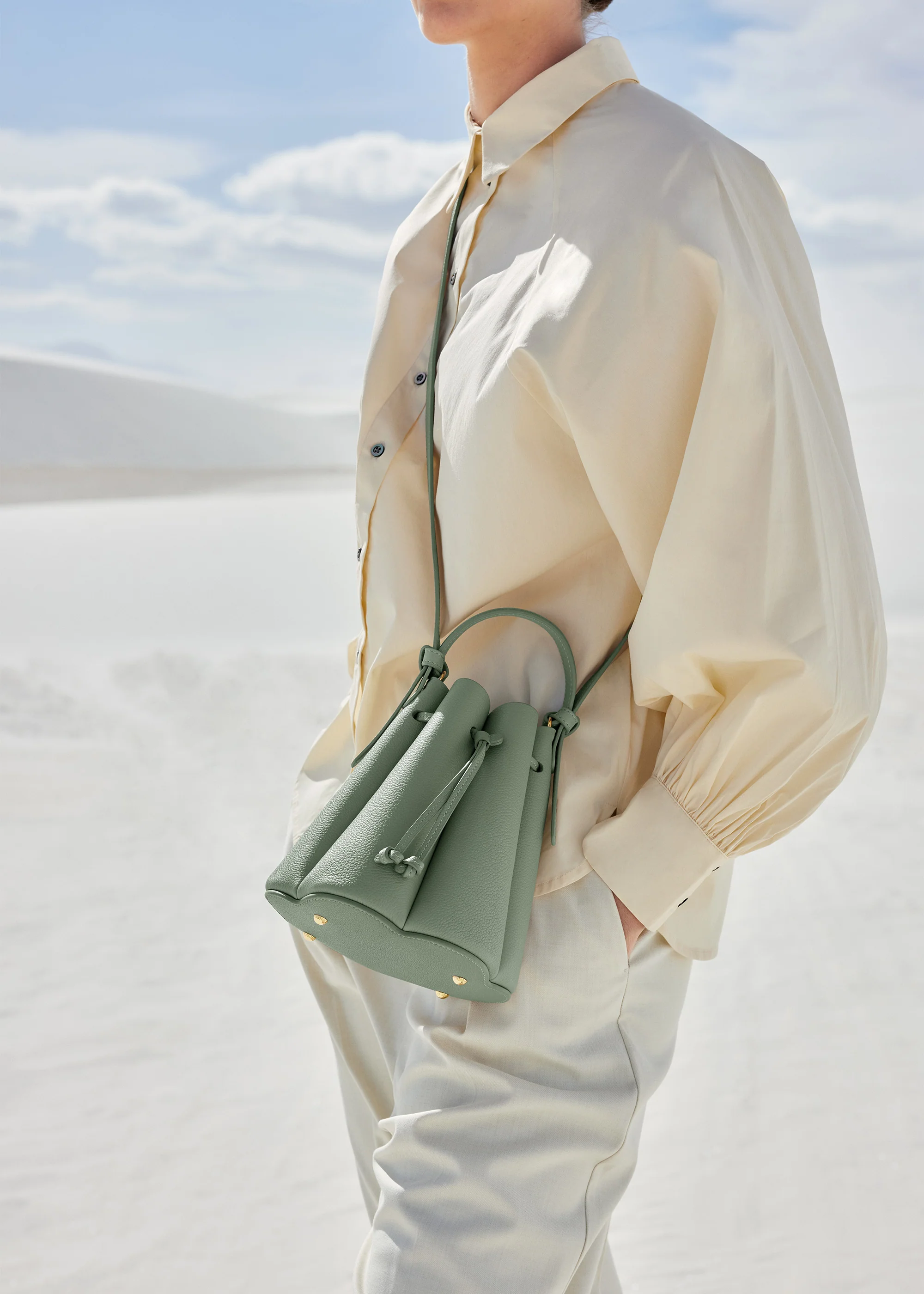 Polène Numéro Huit Mini - Textured Sage