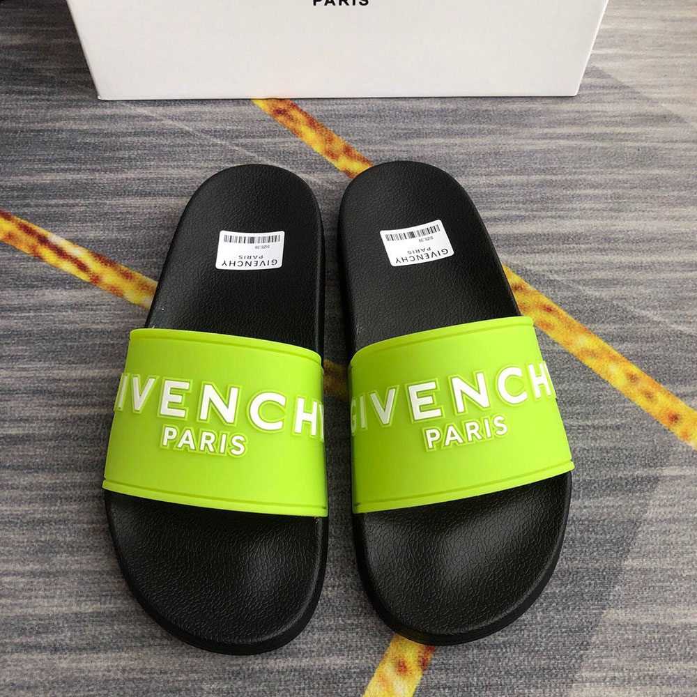Givenchy Rubber Logo flip-flops Slide Sandal