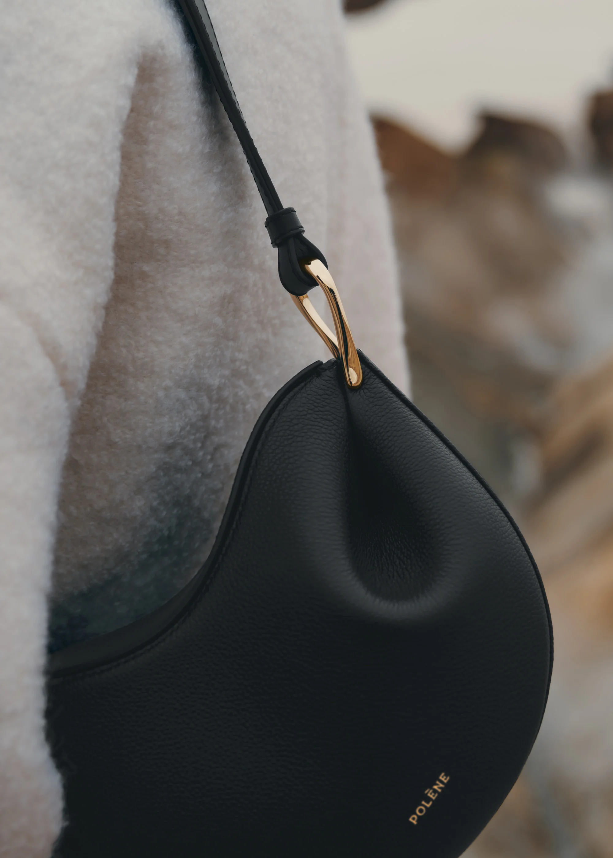 Polène Tonca -Textured Black