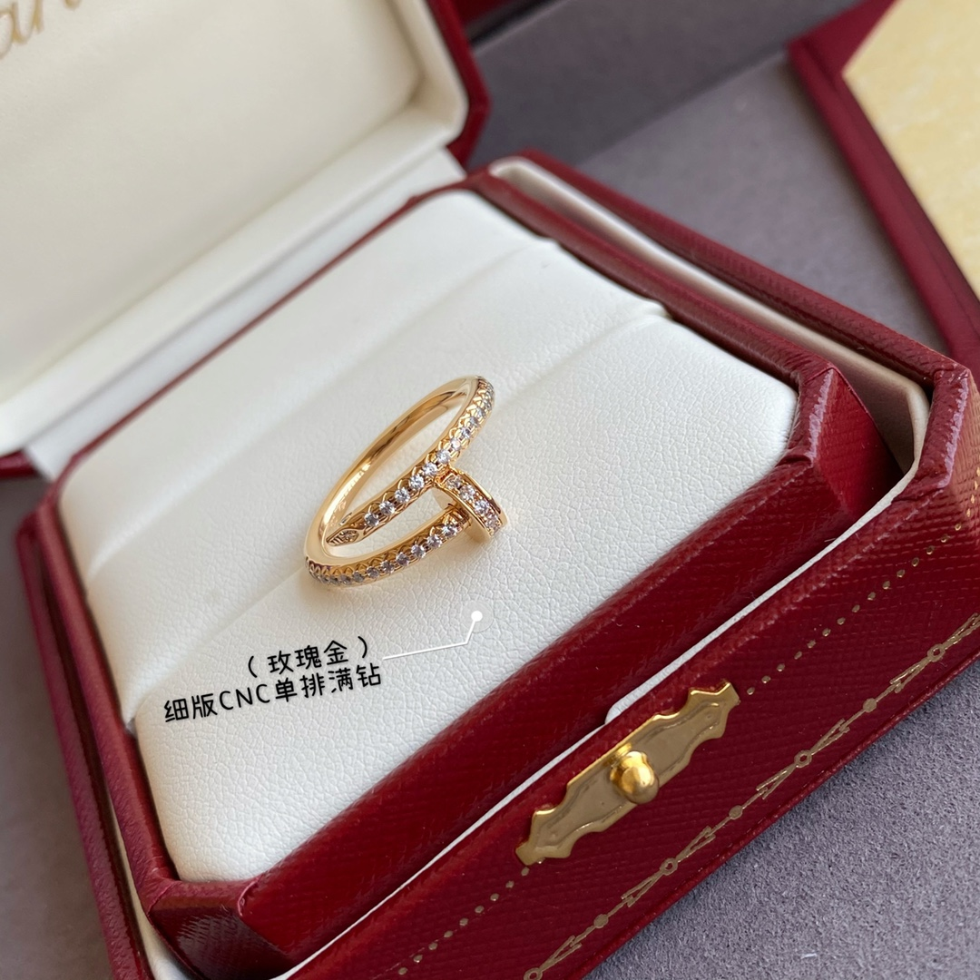 Cartier Single row diamond nails Jewelry