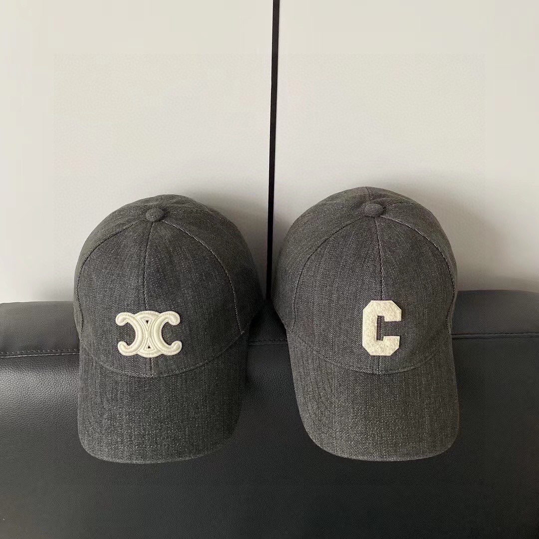 Ceiline Letter Wmbroidery Cap Sunhat