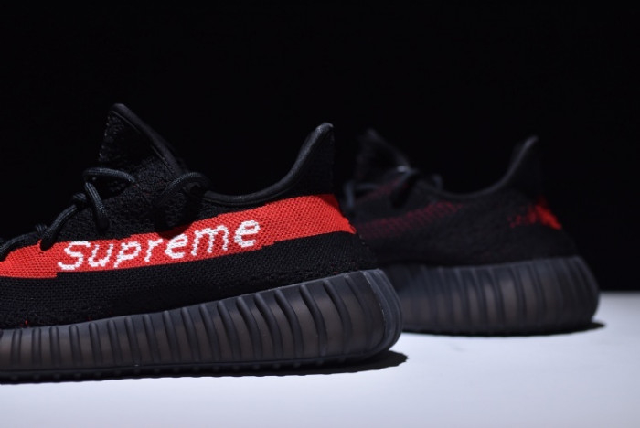 Yeezy Supreme Boost 350 V2 BLACK AND RED