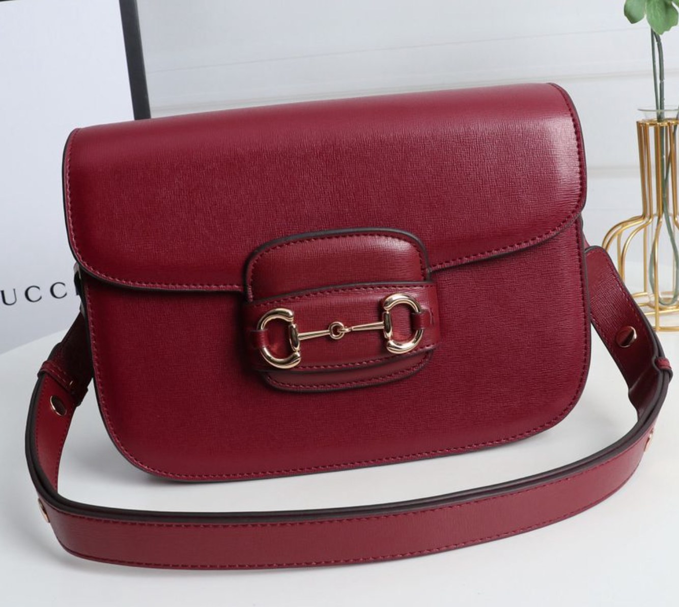 GUCCI 1955 Horsebit Shoulder Bag