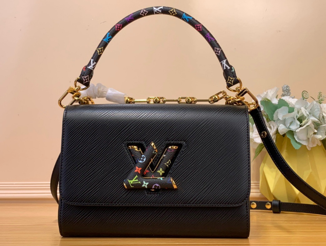 LV New Black Color Trendy Fashion Bag Medium Three Color Handbag