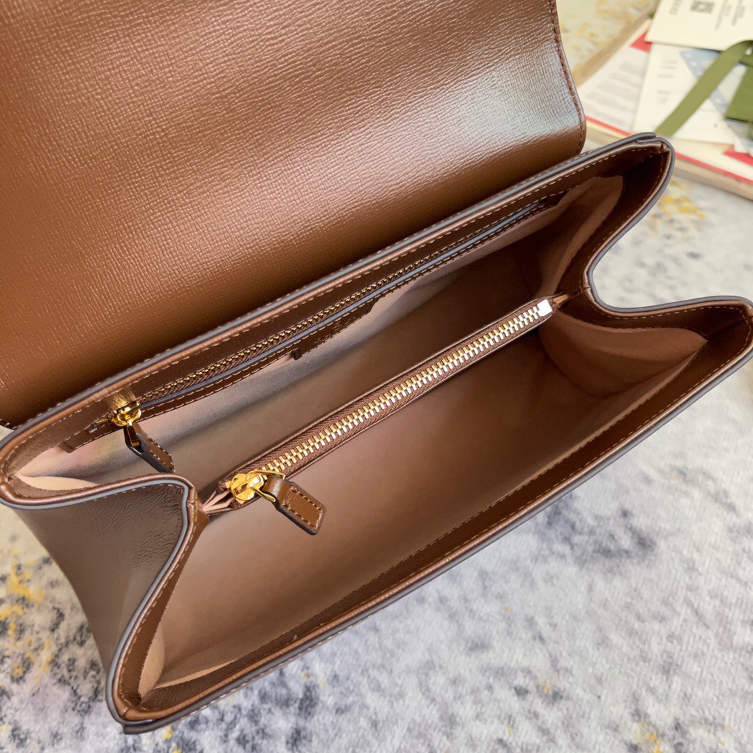 Gucci new hand-held crossbody saddle bag