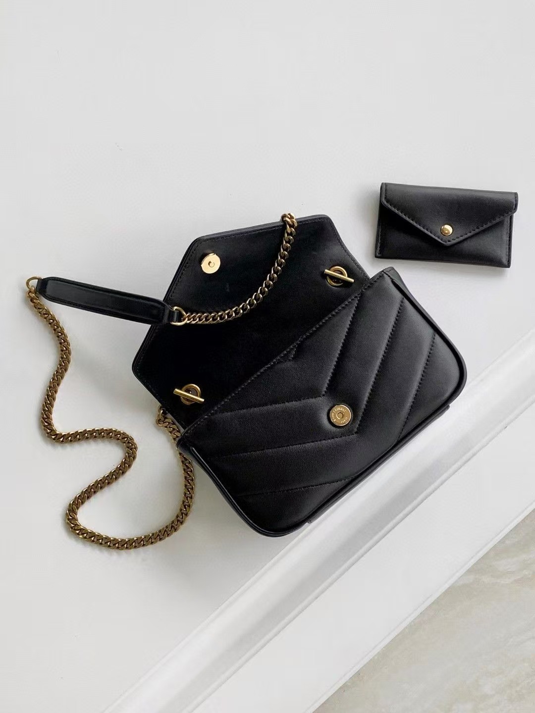 Saint Laurent YSL LOULOU lambskin MINI bag