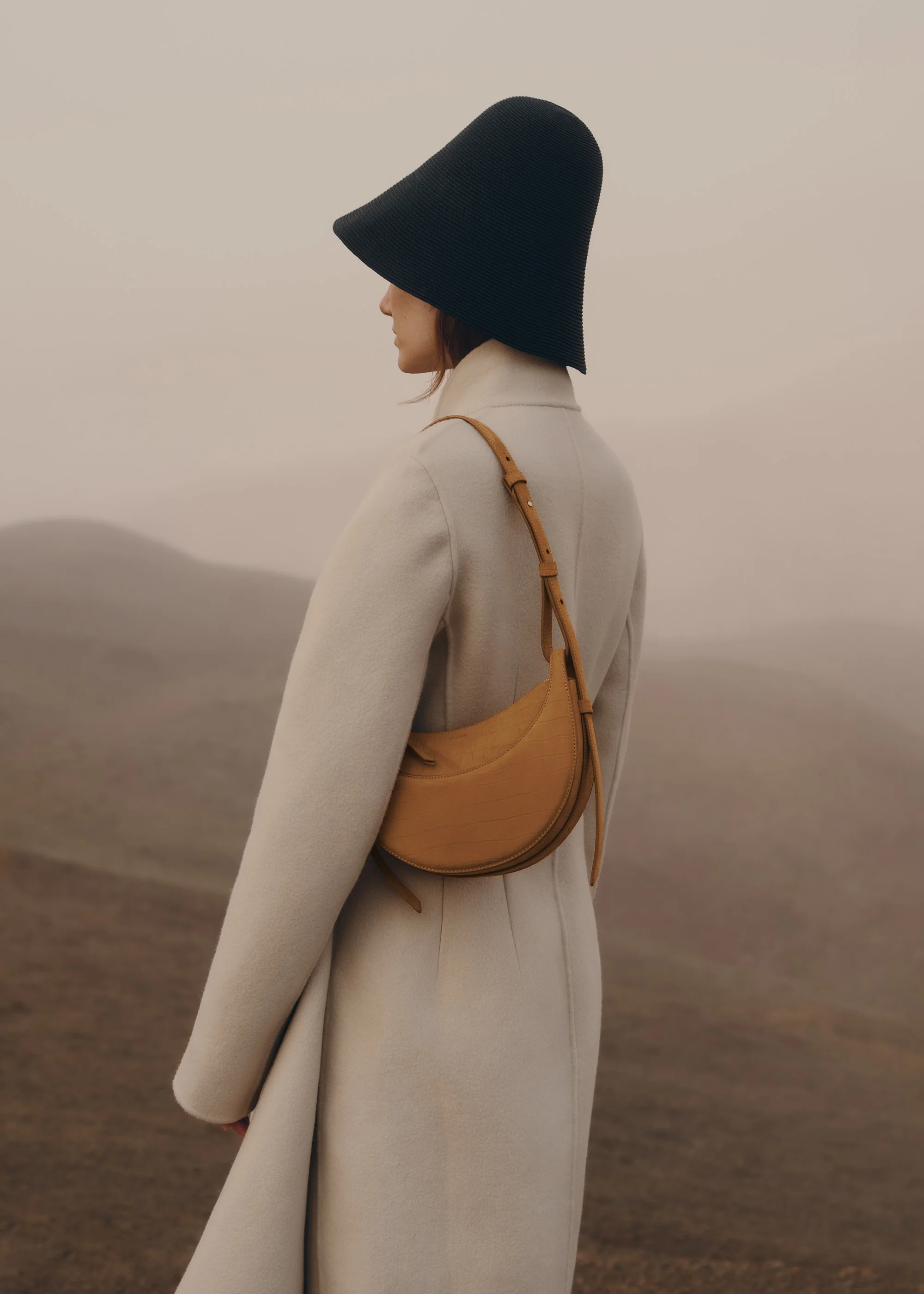 Polène Numéro Dix - Crocodile Nubuck Cinnamon