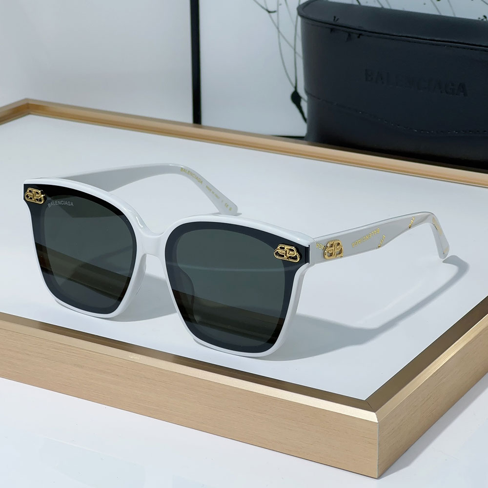 Balenciaga Mirror leg Logo sunglasses Top quality