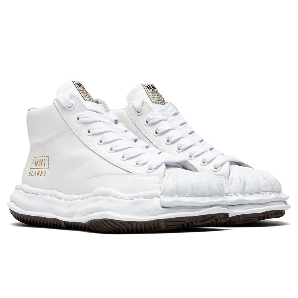 MIHARA YASUHIRO Blakey Hi Leather - White