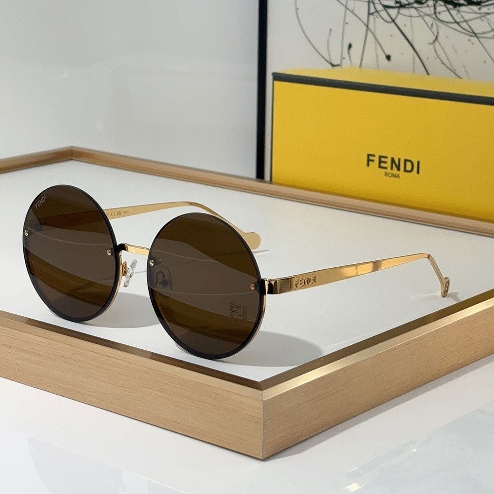 Fendi  Lightweight Round Sunglasses Top quality
