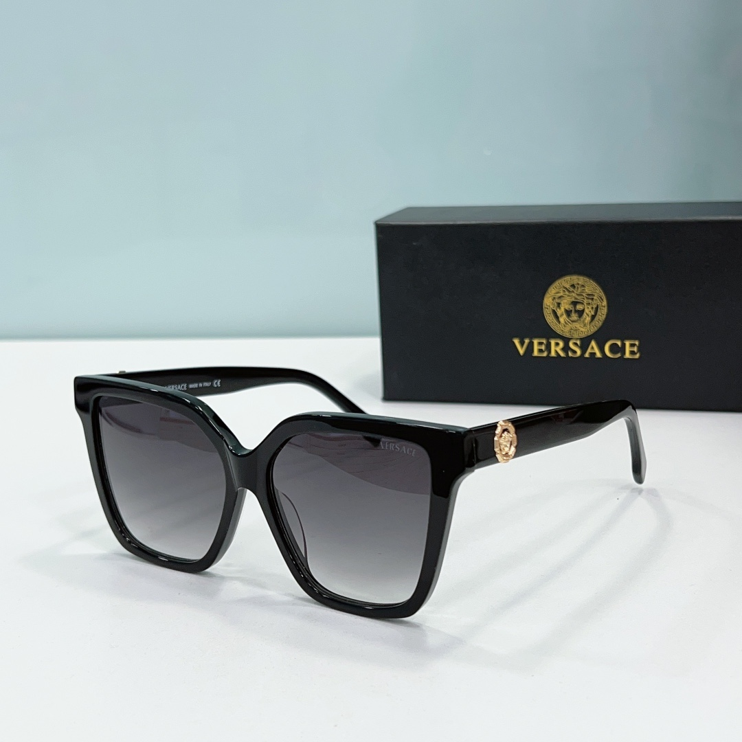 Versace  Mirror leg Logo  Sunglasses Top Quality