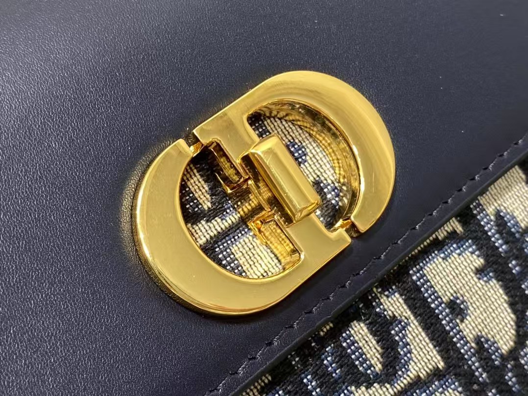Dior 30 Montaigne Avenue East-West Double Strap Mini Chain Bag