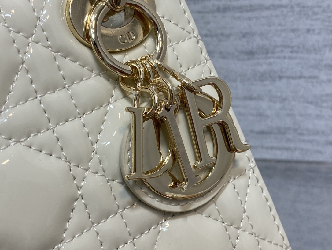 Dior Mini Lady Bag - Lacquered Calfskin