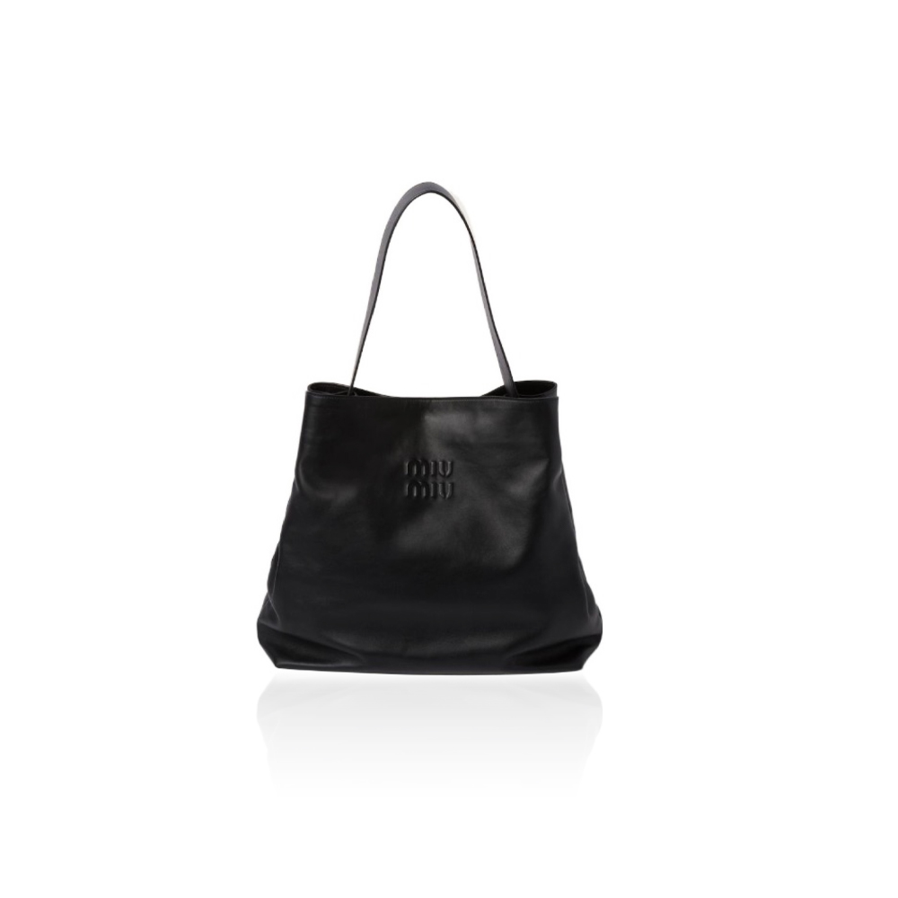 MIU MIU Hobo Leather Shoulder Handbag