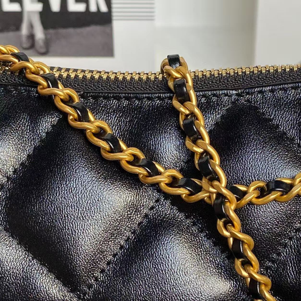 Chanel new lambskin shoulder bag