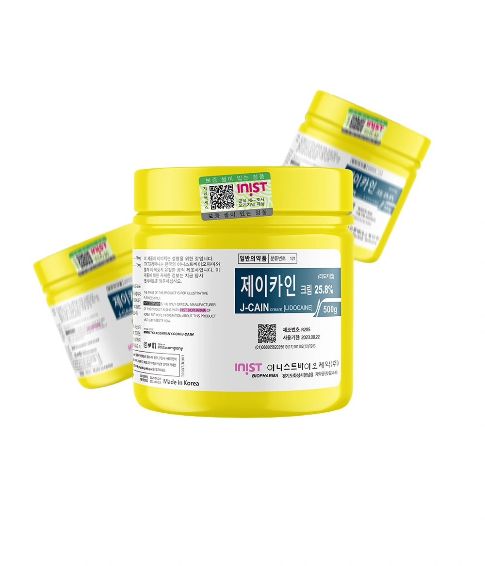 J-Cain Numbing Cream 25.8% Lidocaine