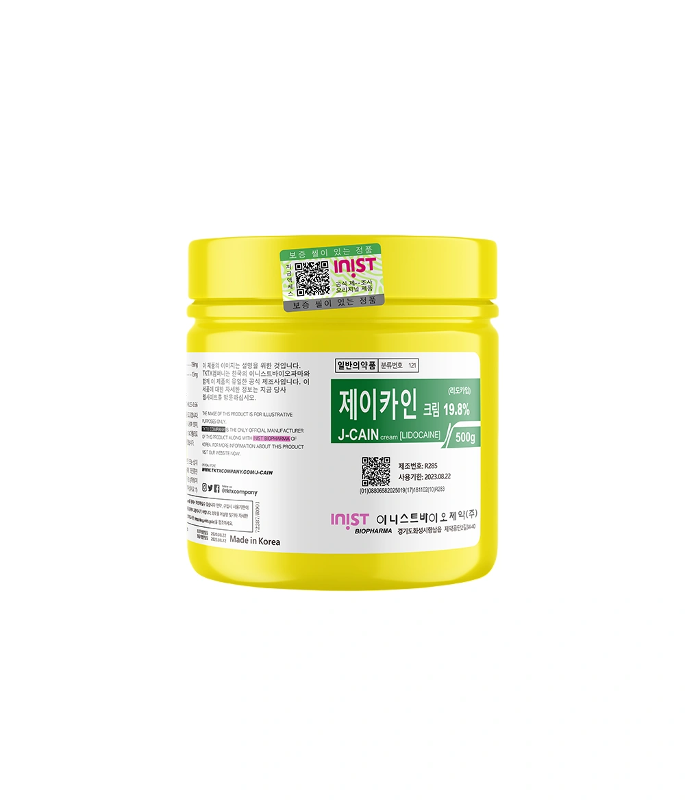 J-Cain Numbing Cream 19.8% Lidocaine
