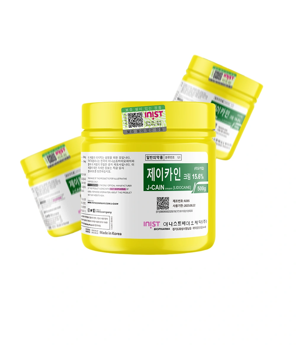 J-Cain Numbing Cream 15.6% Lidocaine