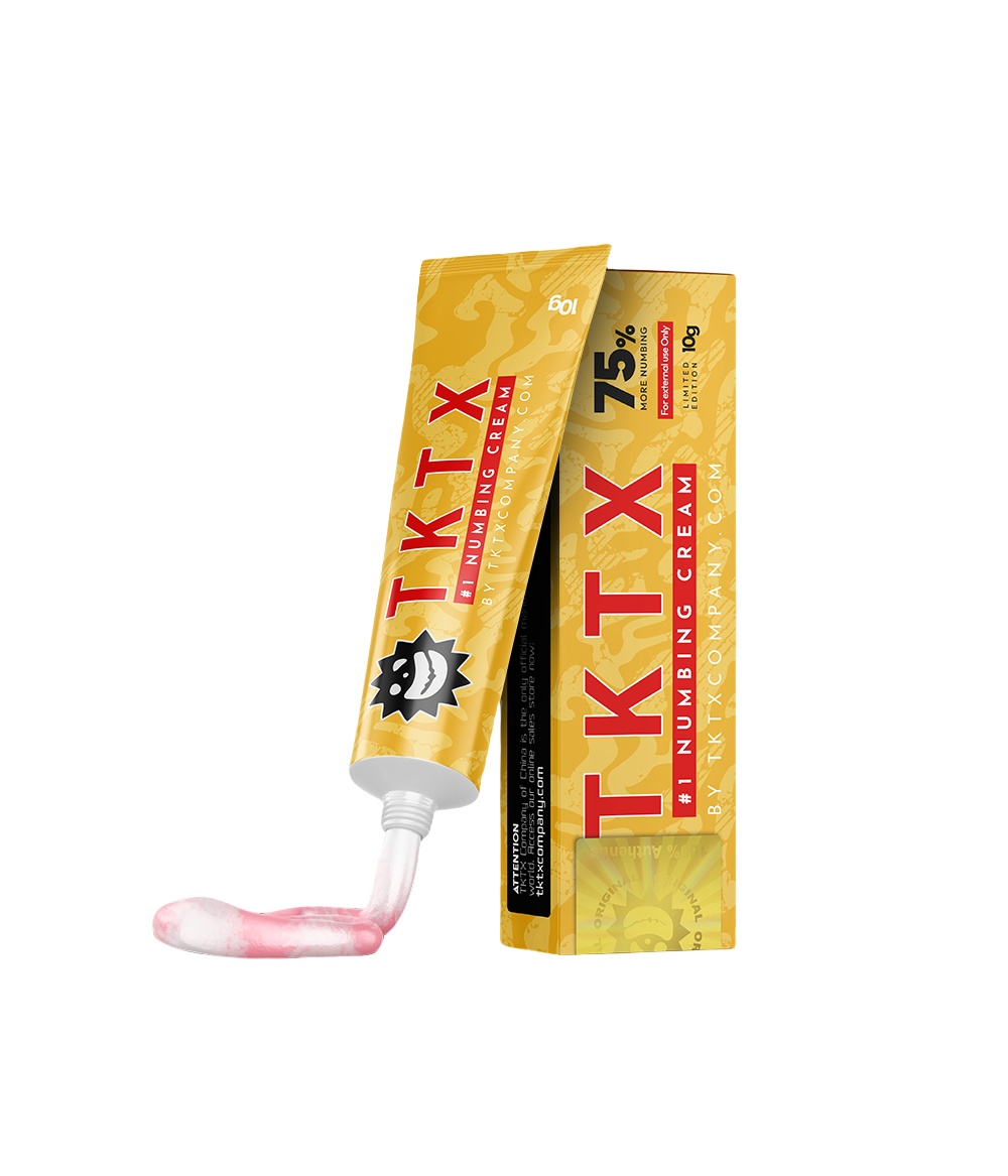 TKTX Yellow 75% Numbing Cream