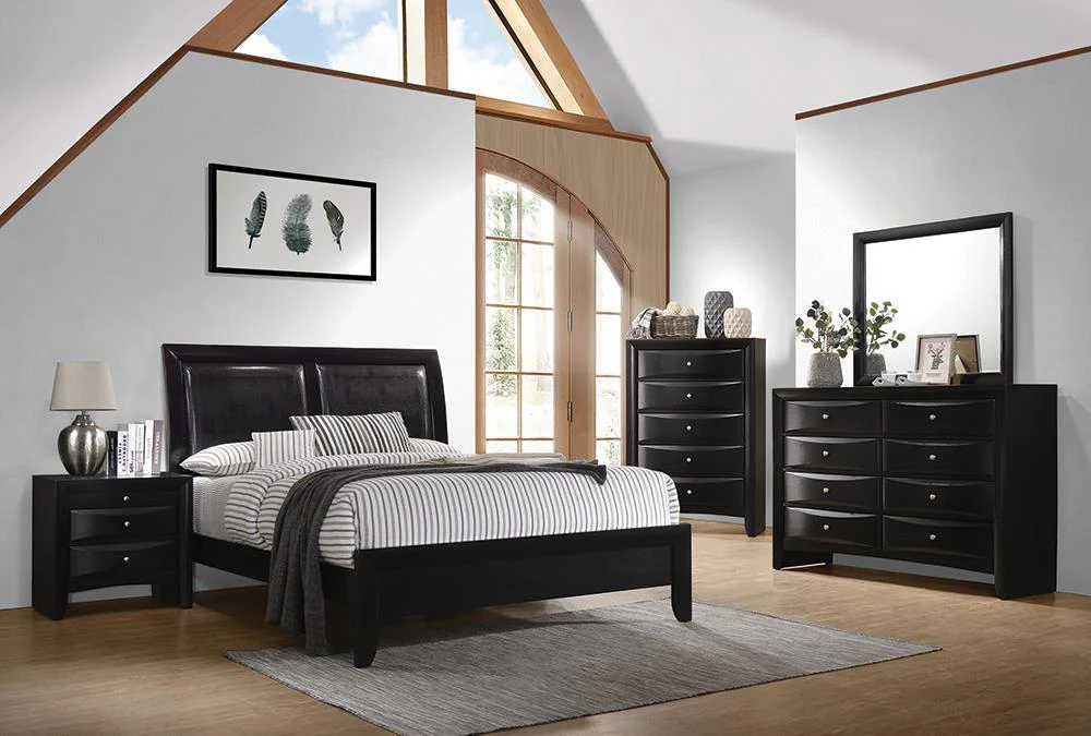 Briana Panel Bedroom Set with Sleigh Headboard