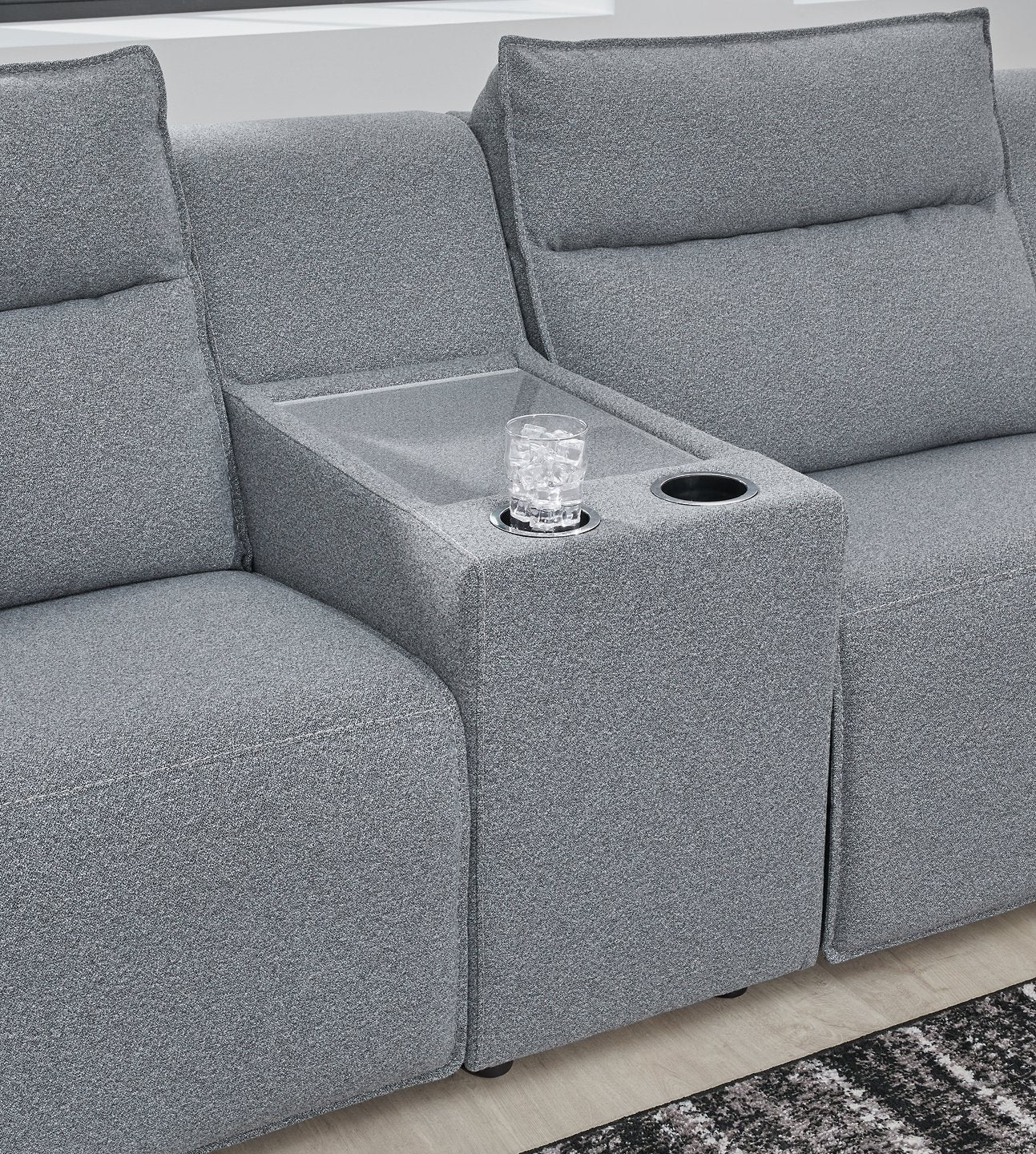 Modmax Reclining Sectional with Console