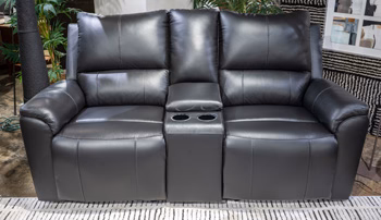 Glossmore Reclining Loveseat with Console