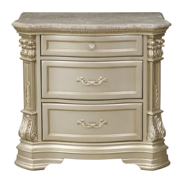 Antoinetta Nightstand in Champagne Wood 1919NC-4