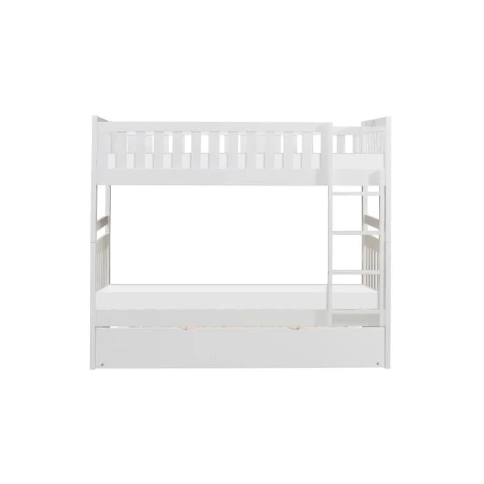 B2053W-1R - (4) Twin/Twin Bunk Bed with Twin Trundle