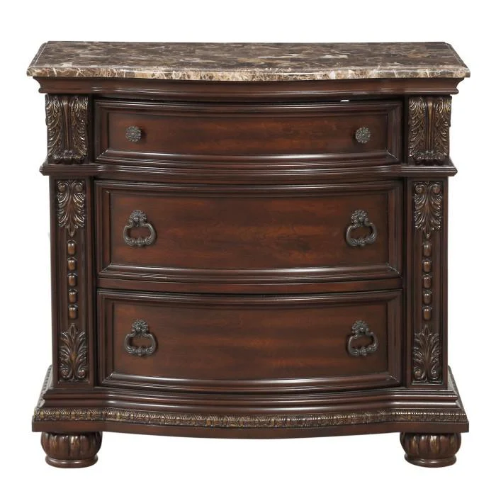 Cavalier Nightstand in Dark Cherry 1757-4