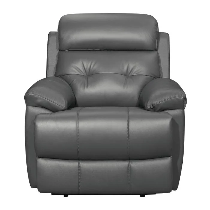 Lambent Double Reclining Chair in Dark Gray