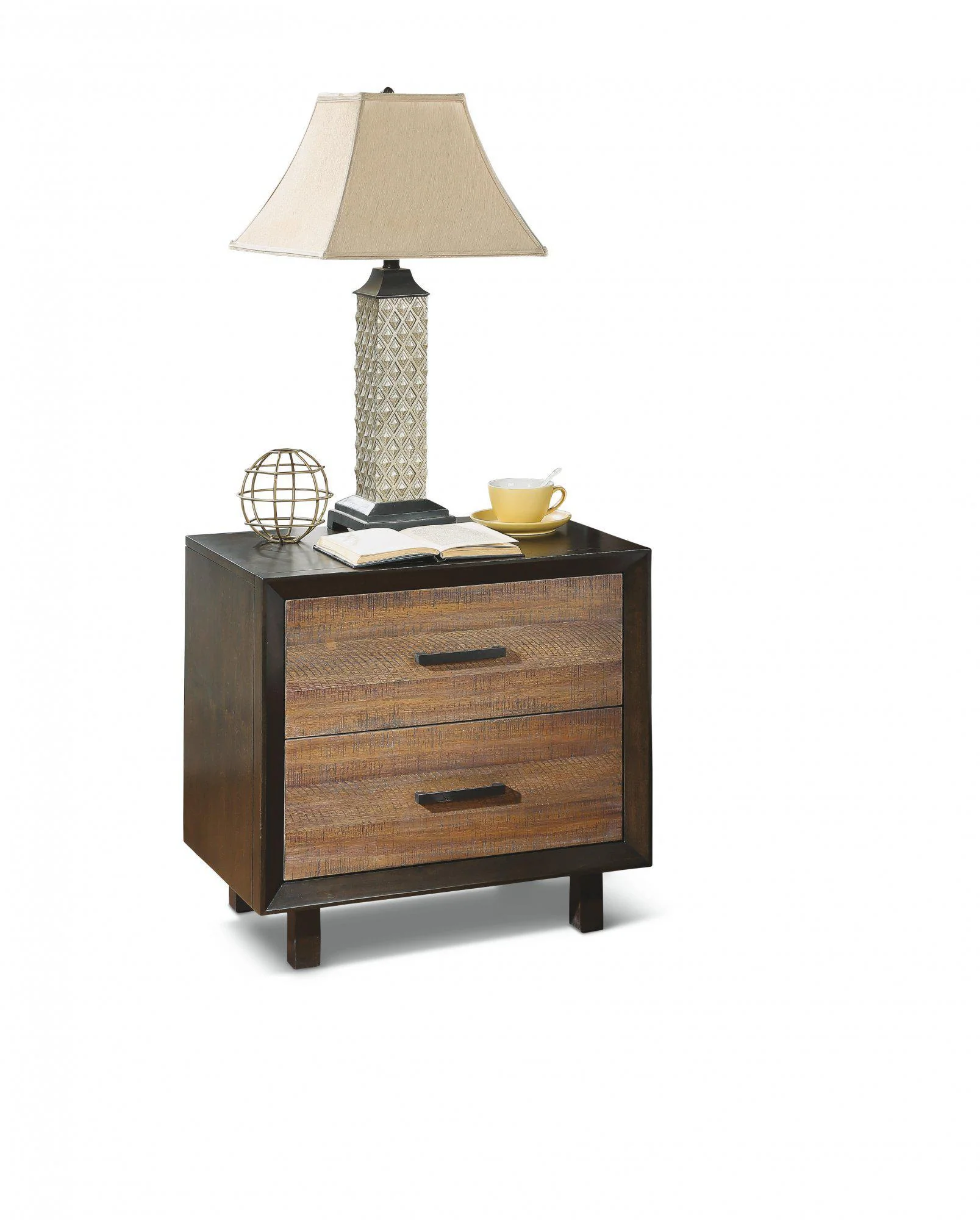 Flexsteel Wynwood Alpine Night Stand in Two-Tone