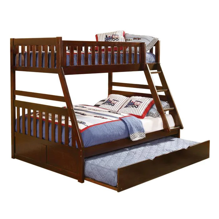 B2013TFDC-1R - (4) Twin/Full Bunk Bed with Twin Trundle