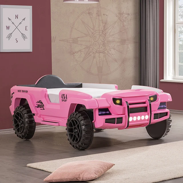 Randlar Bed Pink, Green, & Black