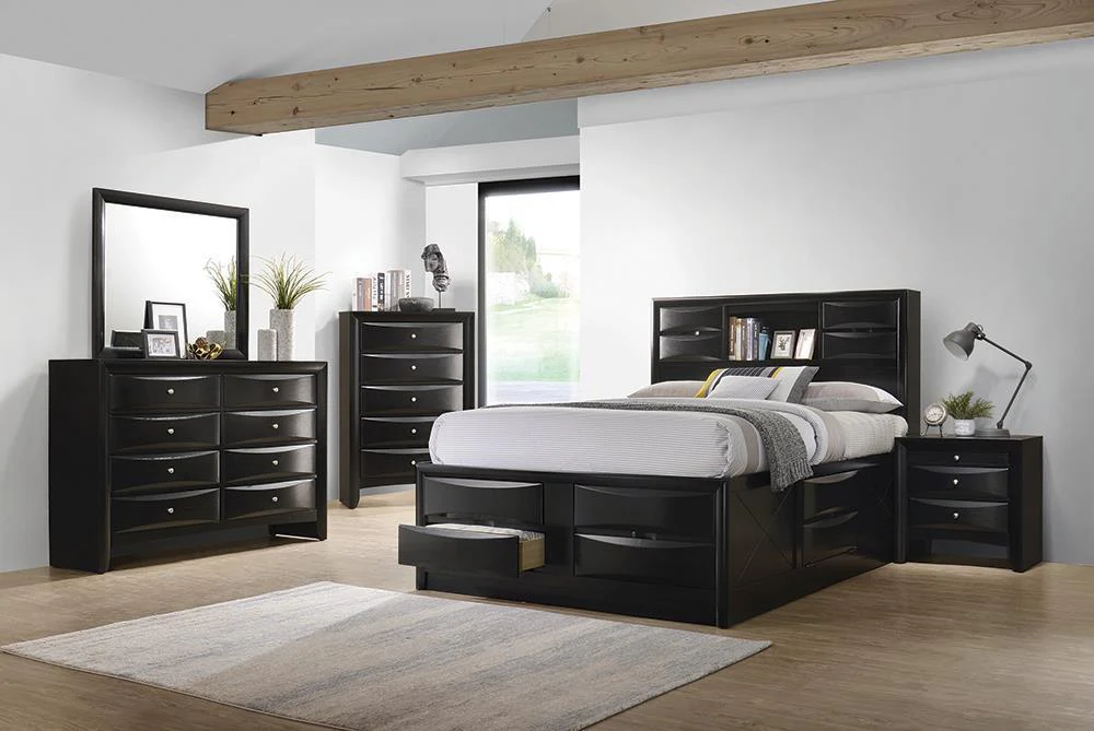 Briana Panel Bedroom Set with Sleigh Headboard