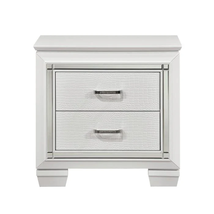 Allura Nightstand in White 1916W-4