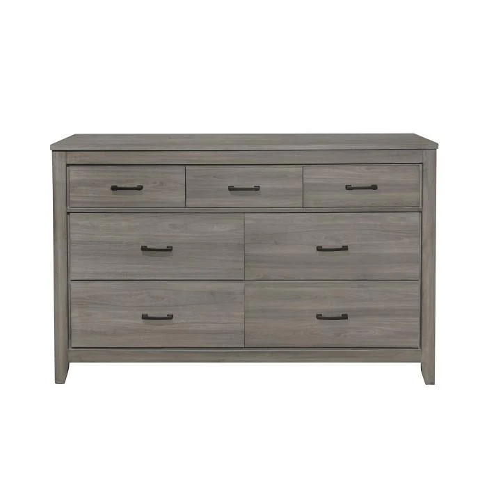 Waldorf 7 Drawer Dresser in Dark Gray 1902-5