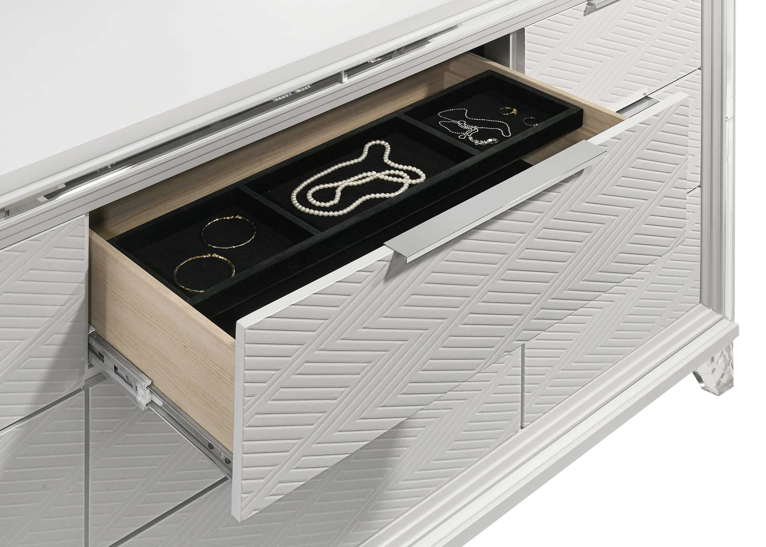 Marmore 4 & 5 Pc E.king, Cal.king, & Queen Bedroom Set