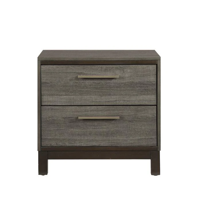 Vestavia 2 Drawer Nightstand in Gray 1936-4