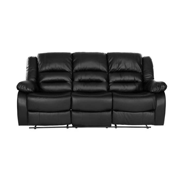 Jarita Double Reclining Sofa in Black