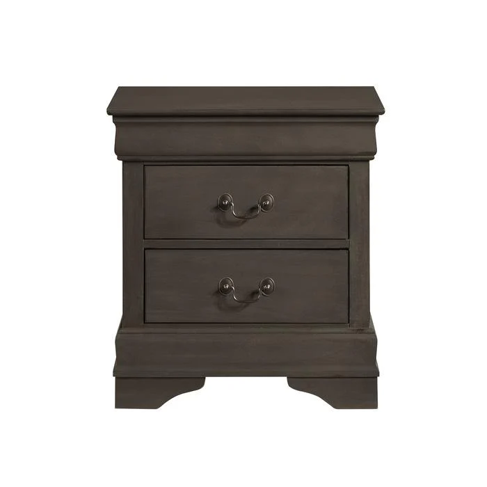 Mayville 2 Drawer Nightstand in Gray 2147SG-4