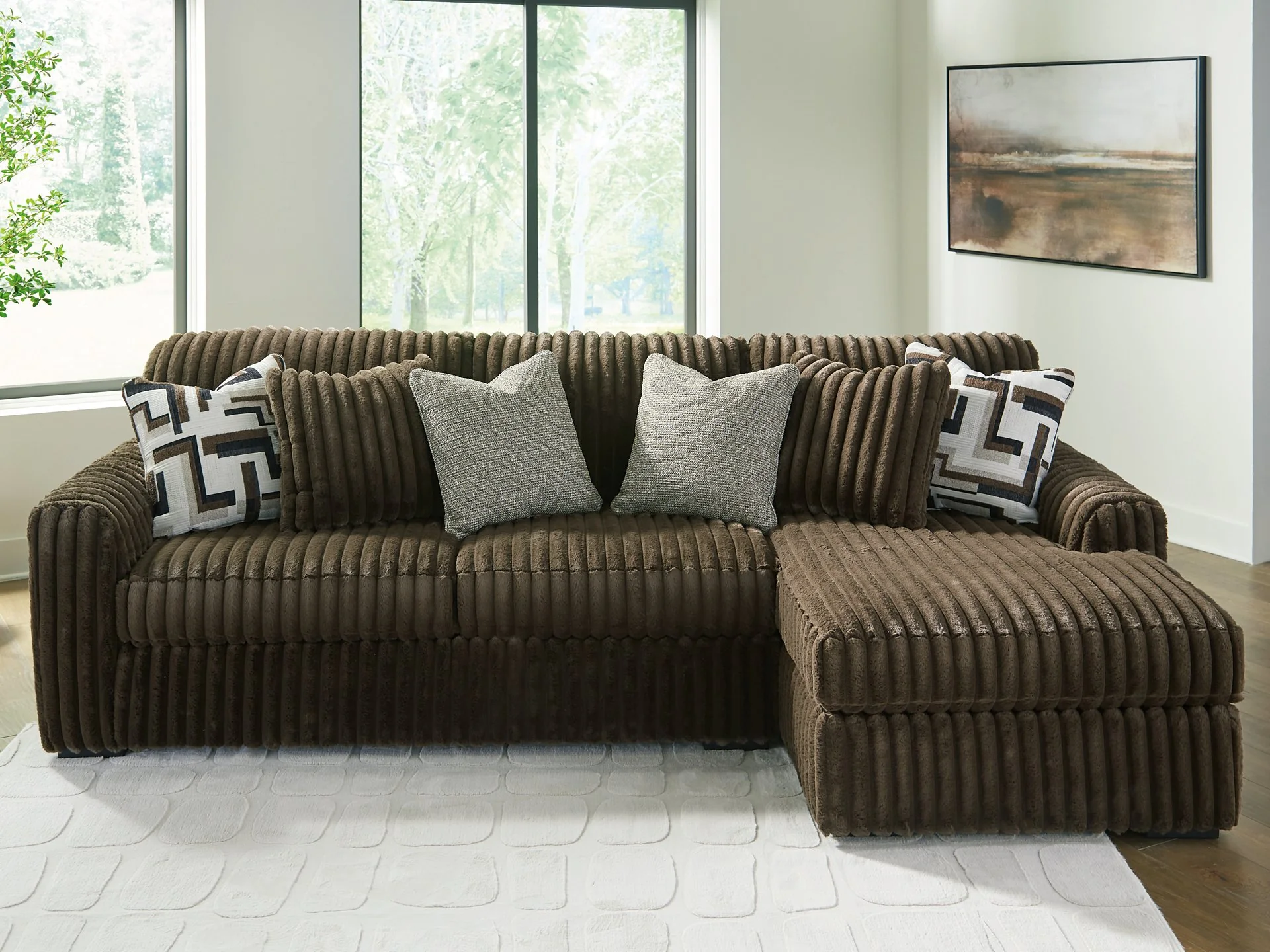 Midnight-Madness Sectional Sofa with Chaise