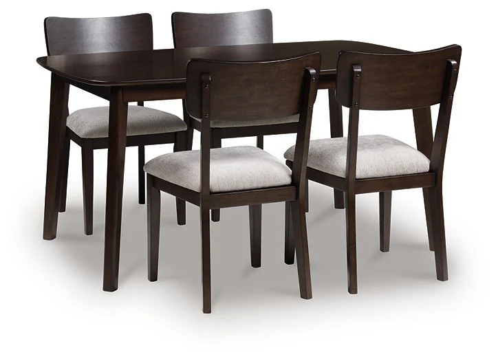 Mallenette Dining Table and 4 Chairs (Set of 5)