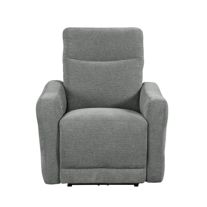 Edition Power Lay Flat Reclining Chair in Dove Grey 9804DV-1PWH