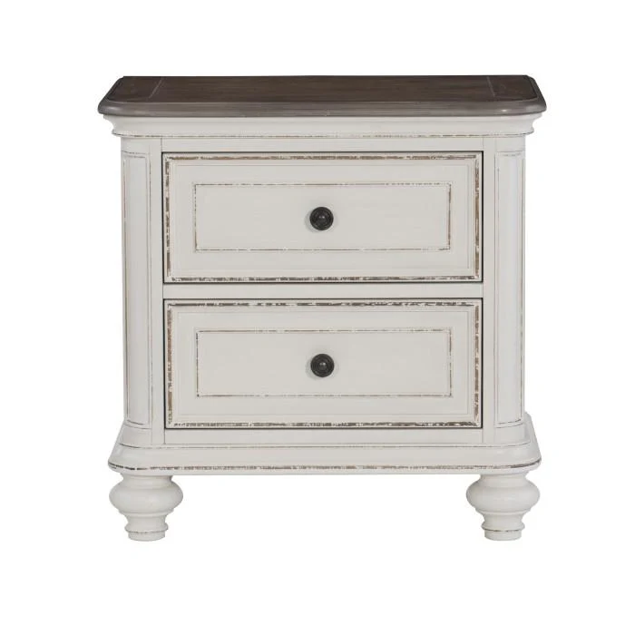 Baylesford Nightstand in Two Tone 1624W-4