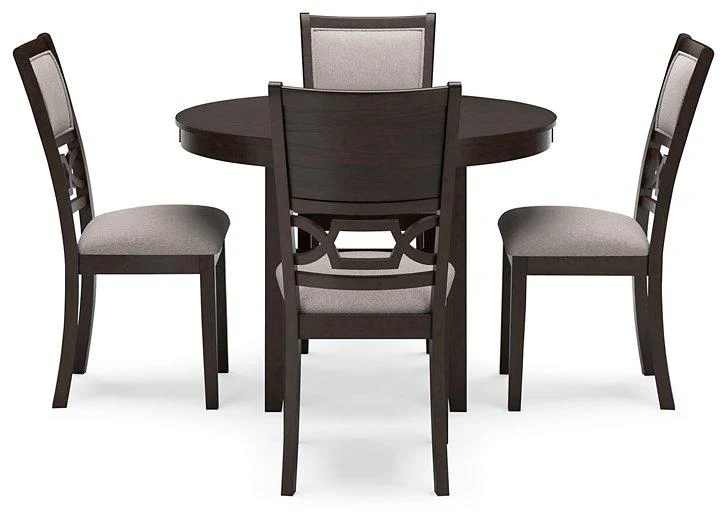 Langwest Dining Table and 4 Chairs (Set of 5)