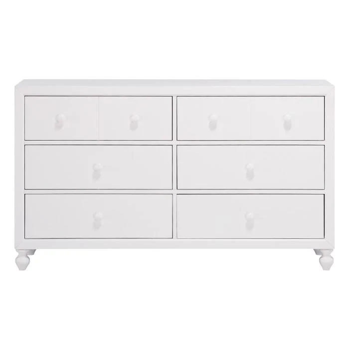Wellsummer 6 Drawer Dresser in White 1803W-5