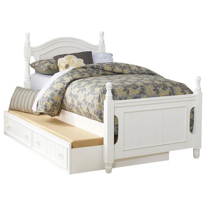 B1799T-1R - (4) Twin Platform Bed with Twin Trundle
