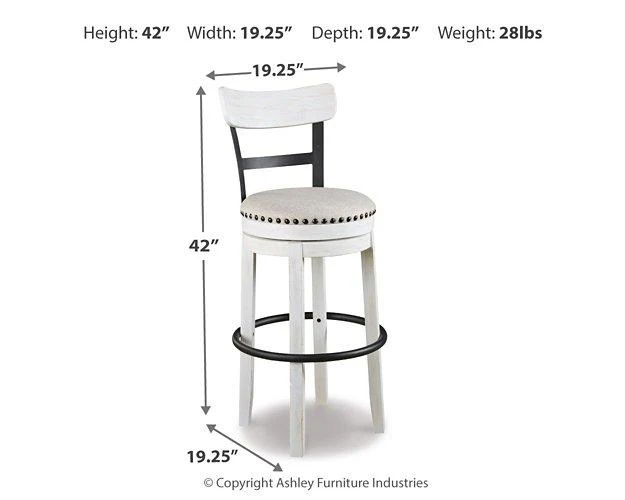 Valebeck Bar Height Bar Stool