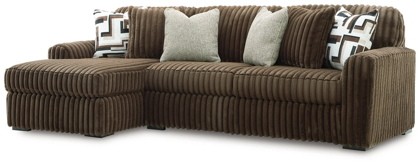 Midnight-Madness Sectional Sofa with Chaise
